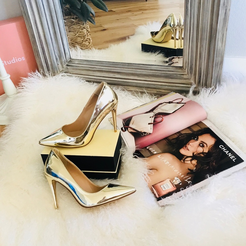 Sexy casual pedant leather pumps